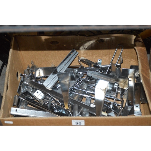 90 - qty of shelf brackets