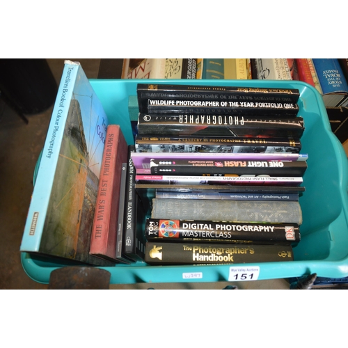 151 - tub of photography books