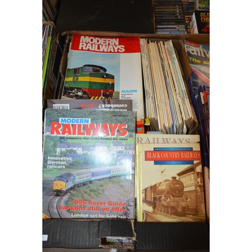 178 - box of railway magazines