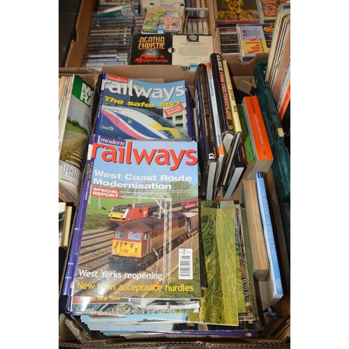 179 - box of railway magazines