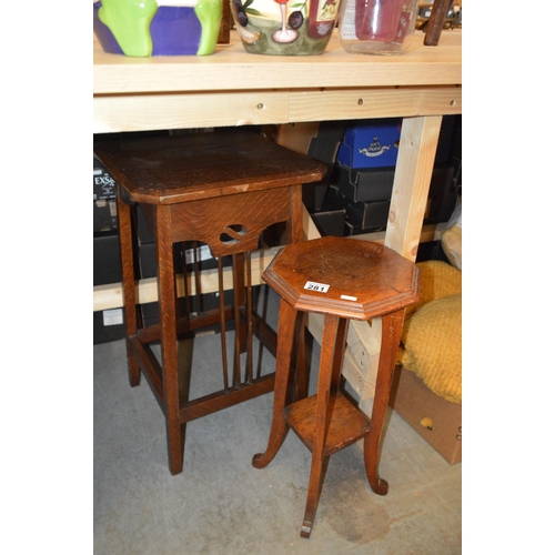 281 - 2 side tables