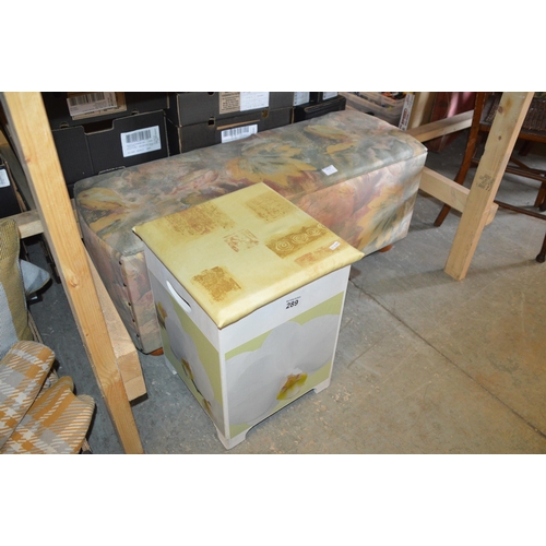 289 - 2 storage boxes/seats