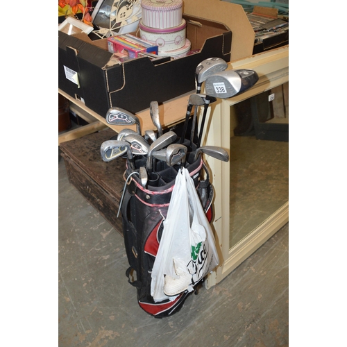 338 - set of golf clubs