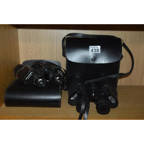 438 - 2 pairs of Hanimex binoculars