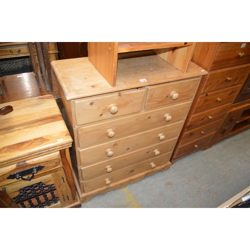 154 - pine chest of drawers