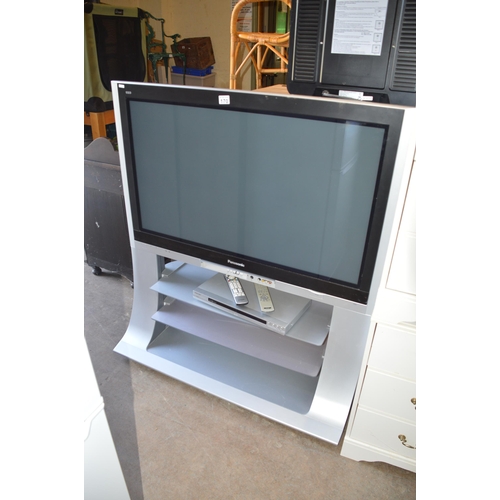 170 - panasonic tv with built in stand