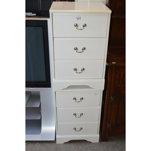 171 - 2 bedside drawers