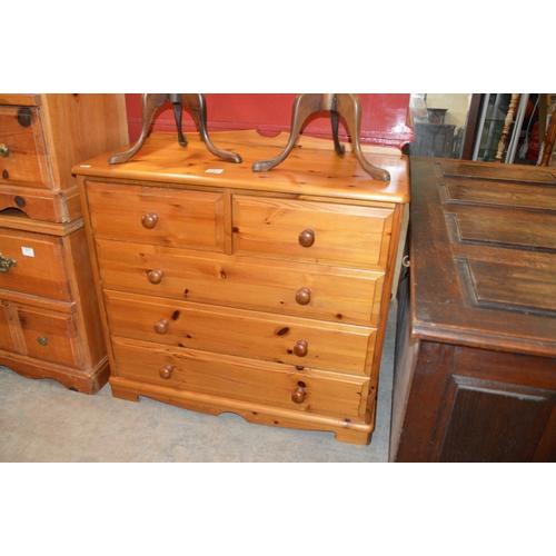 187 - pine chest of drawers