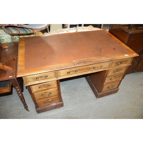 192 - twin pedestal desk