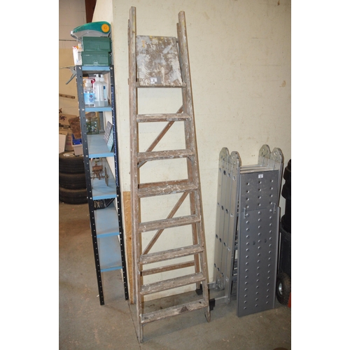 2 - wooden ladders