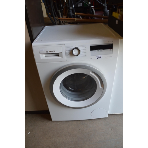 202 - bosch washing machine