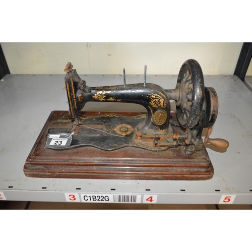 23 - singer sewing machine