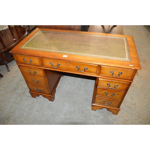 146 - twin pedestal desk