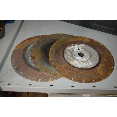 16 - 3 cutting discs