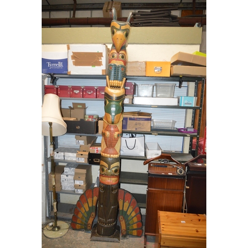 236 - wooden totem pole