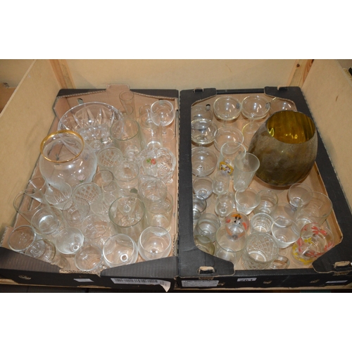 261 - 2 boxes of glassware