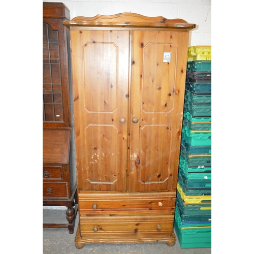 277 - pine wardrobe