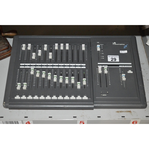 29 - strand lighting mixing deck