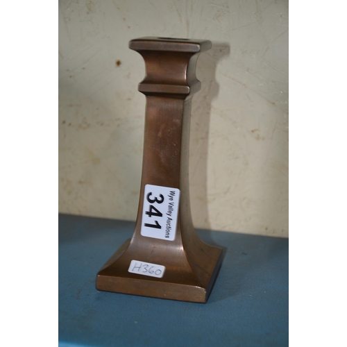 341 - candle stick - bronze??