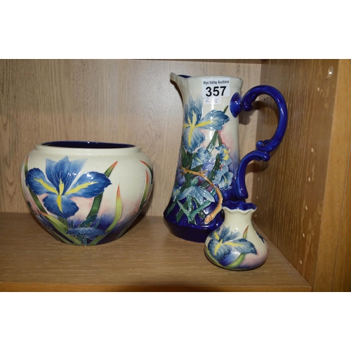 357 - old tupton ware pots & jug