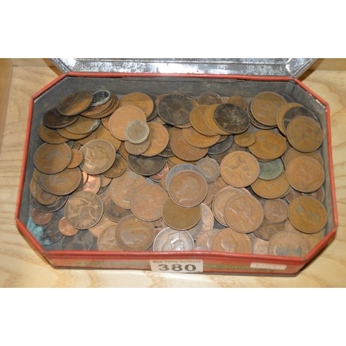 380 - tray of coins