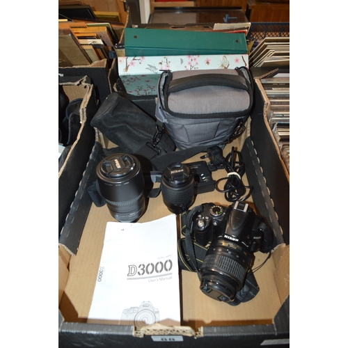 88 - box of nikkon camera equipment