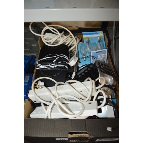 16 - box of electrical items