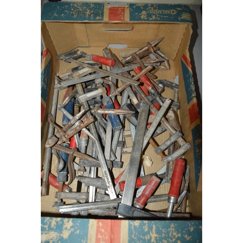 20 - box of clamps etc.