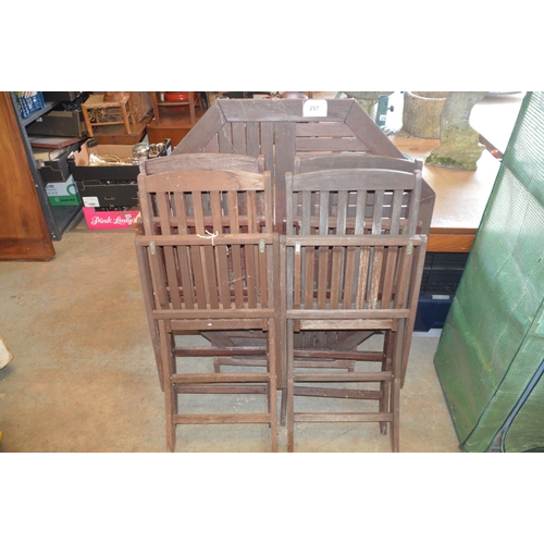 257 - garden furniture set