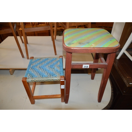 258 - 2 stools