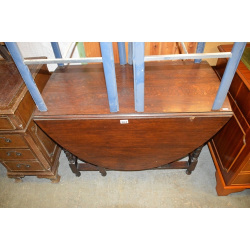 262 - drop leaf table