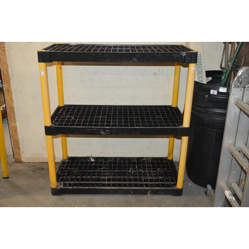 3 - shelf racking