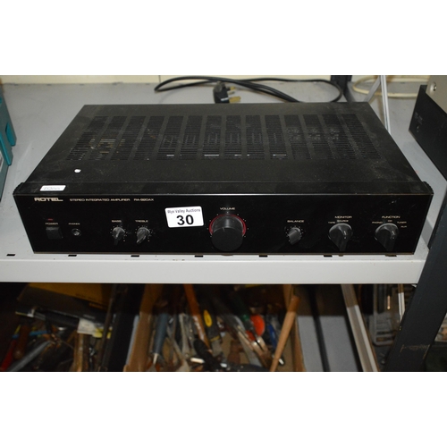 30 - rotel amplifier