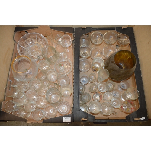 319 - 2 boxes of glassware