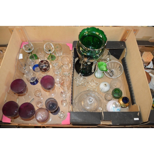 320 - 2 boxes of glassware