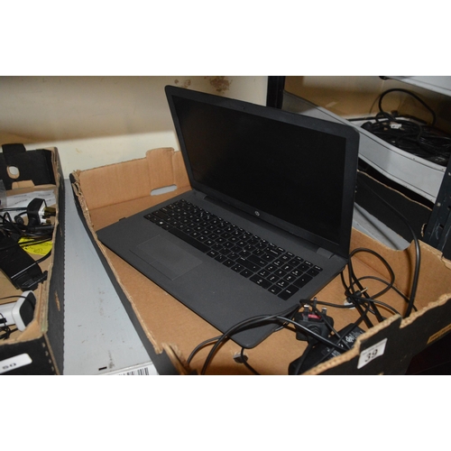 39 - hp laptop & charger