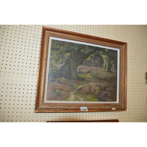 398 - framed painting