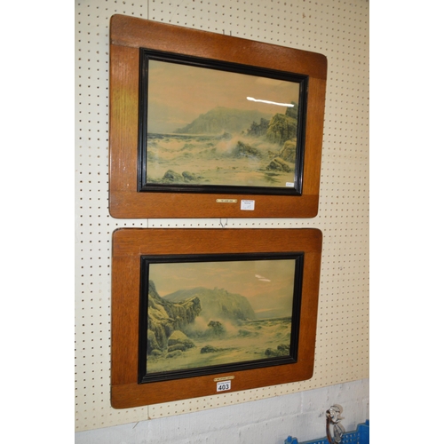 403 - 2 framed prints