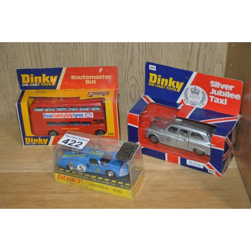 422 - 3 collectable dinky toys