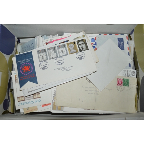 439 - box of first day cover stamps