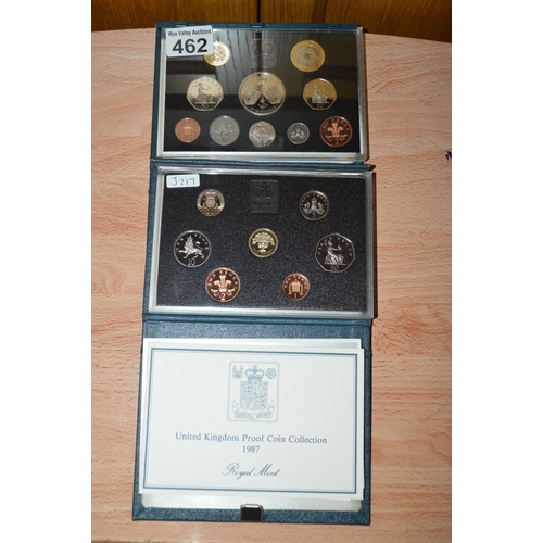 462 - 1987 proof coin collection