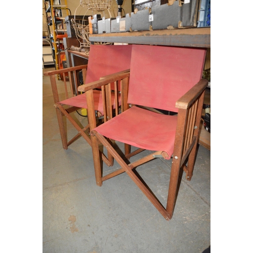 92 - 2 directors/garden chairs