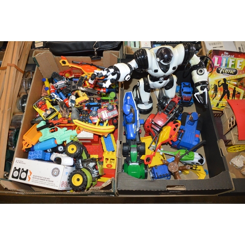 121 - 2 boxes of toys