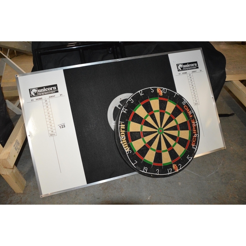 122 - unicorn dart board set