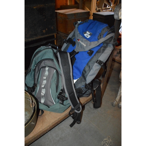 78 - 2 backpacks, 1 berghaus