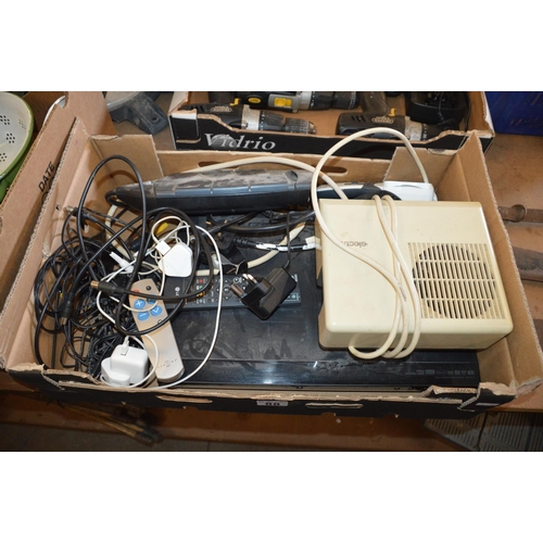 88 - box of misc. electrical items