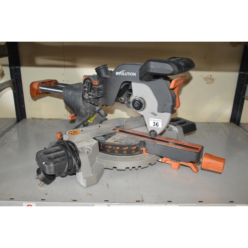 36 - evolution mitre saw