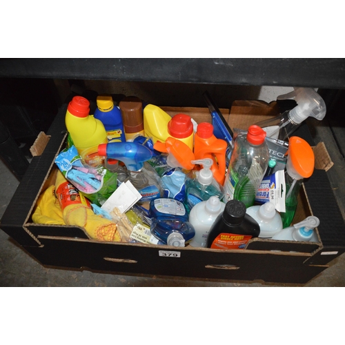 379 - box of cleaning products