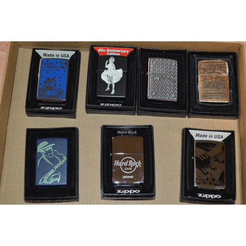 420 - collection of zippo lighters