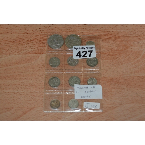 427 - 11 x early australian coins